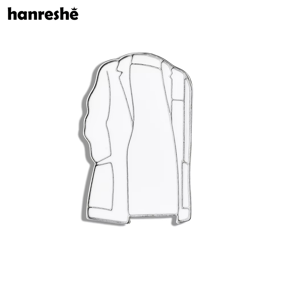 Medical Lab And Science - دبوس بروش من Hanreshe-minel ، معطف