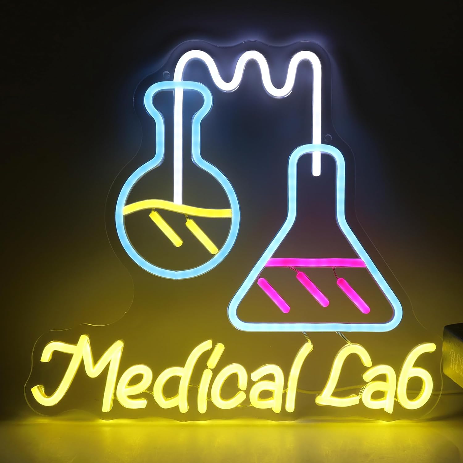 لافتة نيون لمختبر العلوم تعمل  - مراجعة Medical Lab And Science وسعره