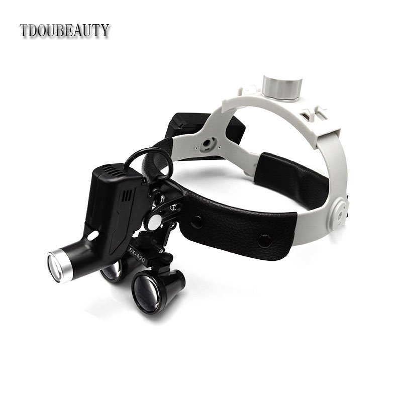 TDOUBEATUY 5 واط المكبر المصبا - مراجعة Led Medical Headlight وسعره