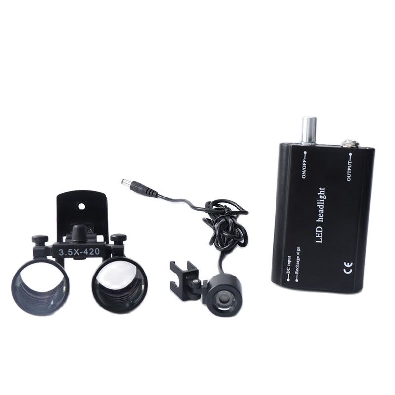 2.5X/3.5X الأسنان Loupes كليب  - مراجعة Led Medical Headlight وسعره